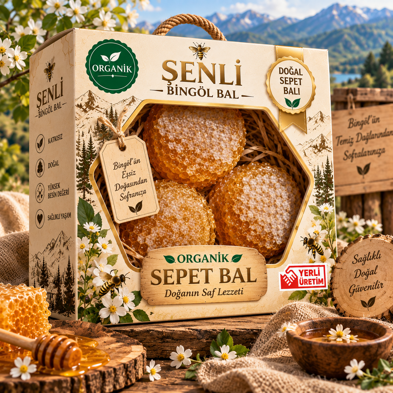 Şenli Bingöl'ün Eşsiz Çiçeklerinden Doğal Petek Bal