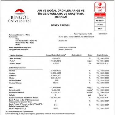 Bingöl Üniversitesi Deney Raporu
