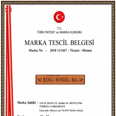 Marka Tescil Belgesi (Türk Patent)