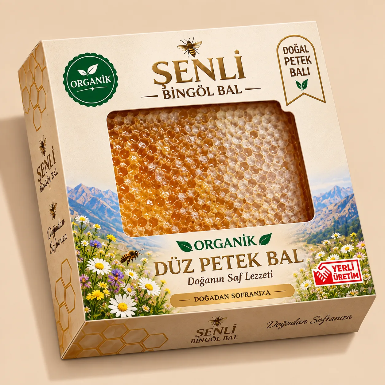 DÜZ PETEK(1KG) BAL