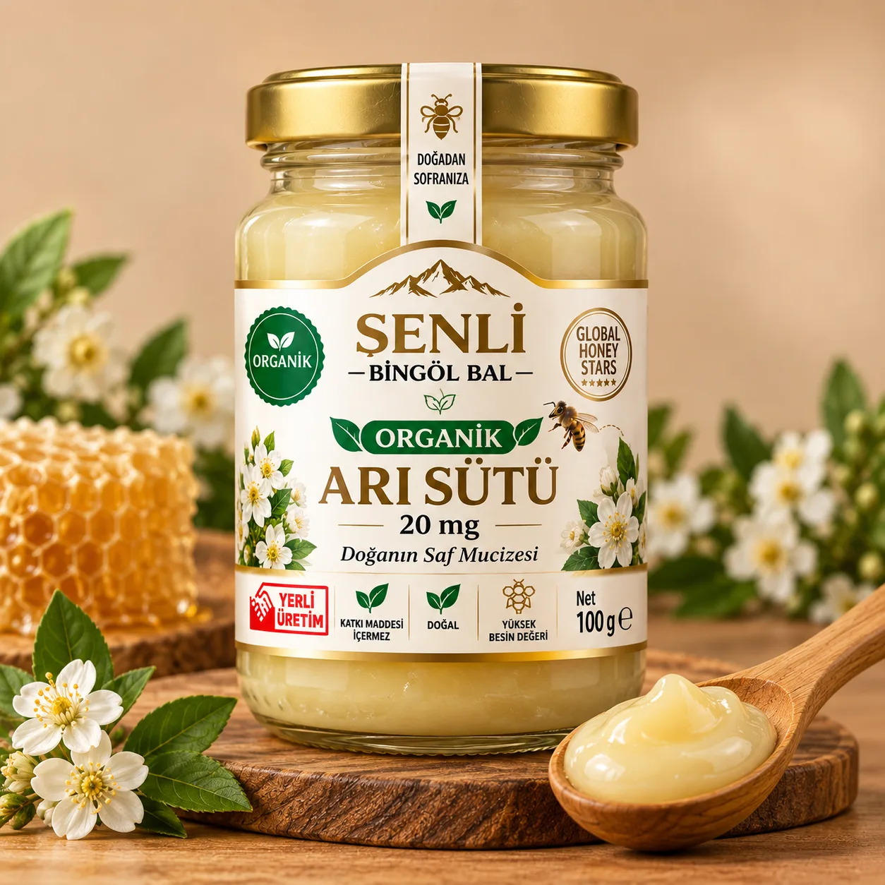 ORGANİK ARI SÜTÜ (40mg)