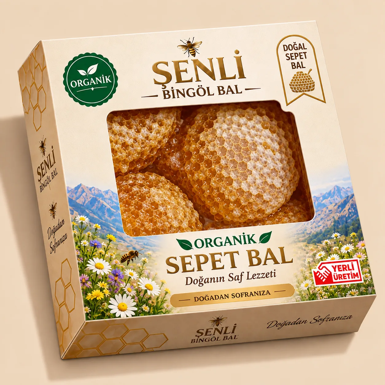 ORGANİK SEPET BAL(5KG)
